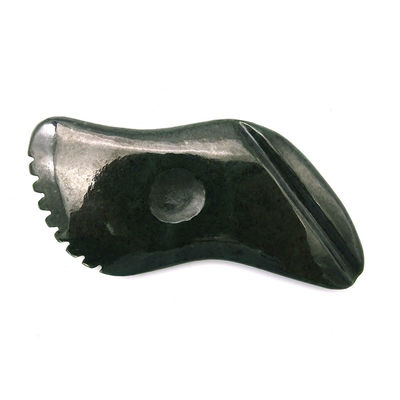天然濃緑色ネフライト 玉 Gua Sha 体マッサージツール 全身を tradicional scraping 11.8cm*6cm*0.9cm