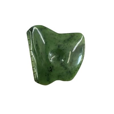 ボディマッサージ器 緑ネフライト 玉 Gua Sha スクラッピング マッサージツール 顔の緊張解消と自助