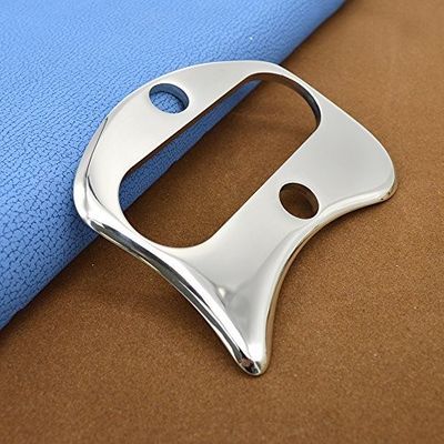 100*80*4.5mm マッサージ ステンレス鋼 グアシャ スクラッピング マッサージ ツール ストム メタル グアシャ むくみを減らす 最新デザイン