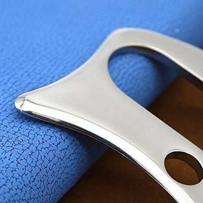 100*80*4.5mm マッサージ ステンレス鋼 グアシャ スクラッピング マッサージ ツール ストム メタル グアシャ むくみを減らす 最新デザイン