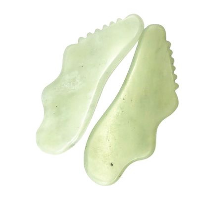 オーダーメイド 天然Xiuyn玉石 Guasha ツール 石 掻き マッサージ Gua Sha ボード 証明書とカスタマイズされたロゴの美容のための