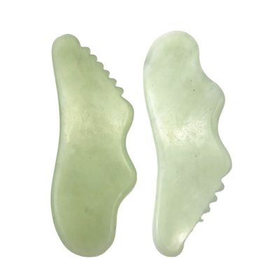 オーダーメイド 天然Xiuyn玉石 Guasha ツール 石 掻き マッサージ Gua Sha ボード 証明書とカスタマイズされたロゴの美容のための