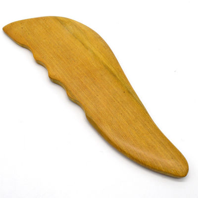 自然木 Gua Sha ツール 顔のスクレイピング マッサージ マニュアルワイヤード制御 顔のマッサージ機 木製板のスクレイピング