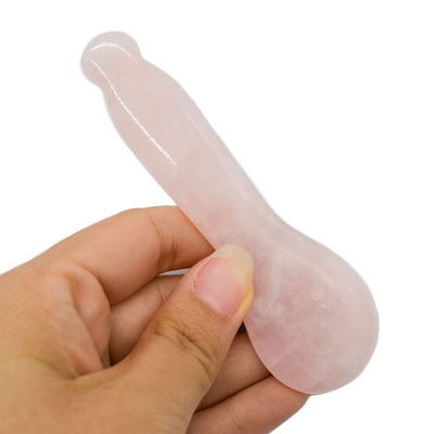 2024 製品 トレンド ローズ 石英 ストック 石 Gua Sha Pen 目と顔 天然玉 医療