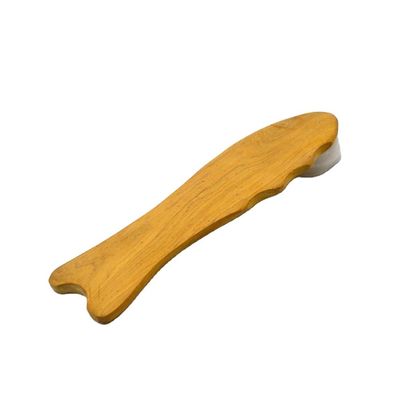 140*45mm 木製魚形グアシャツール マッサージと解毒に最適