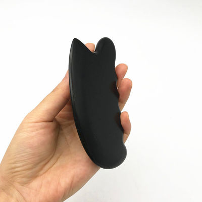 OEM ODM ナチュラルブラックセラピー ビアンストーン グアシャ ツール スクラップ マッサージ グアシャ 身体 11.5*6*0.8cm