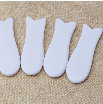 天然セラミック グアシャ マッサージ用 顔面用ツール グアシャ ボディ ホワイト ハンドヘルド