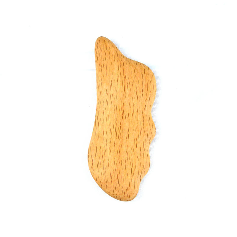 木製 グアシャ 身体 首 肩 脚 マッサージ ツール 18.5cm*8.5cm*2cm 個人 医療