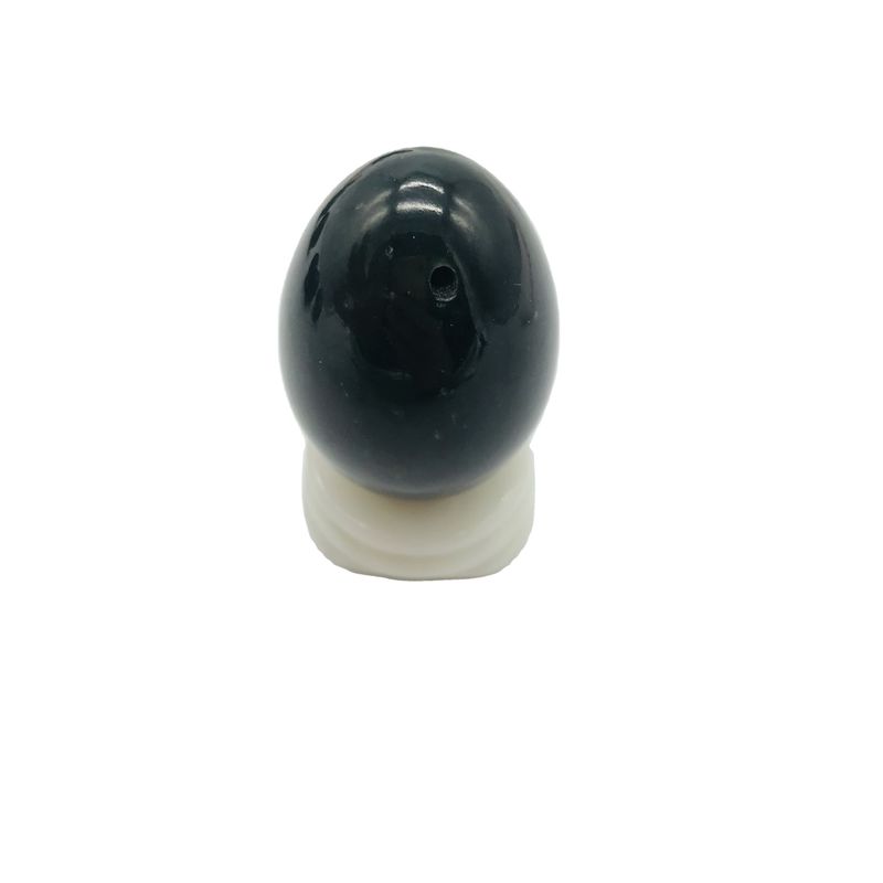 認証された緑色ネフライト 玉玉ヨニ 女性用卵 ケーゲル 43*30mm サイズで製造 地域特色