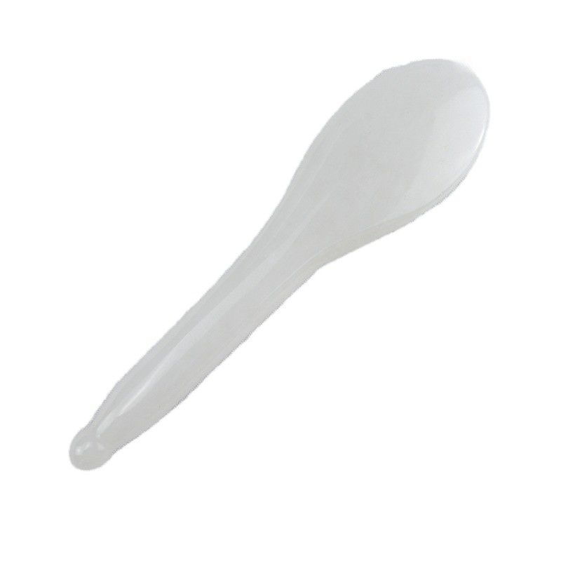 保健品 磨いた白玉の棒 アクupuncture Point ストーン Guasha Pen 中国様式 マッサージ 顔 マッサージ Gua Sha Stick