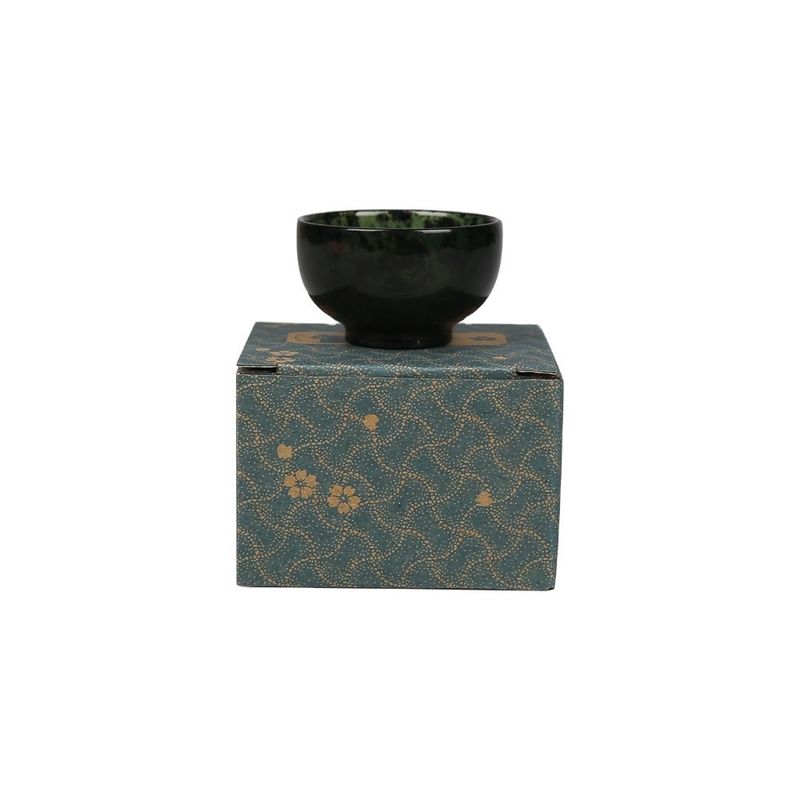 彫刻 タイプ 100% 中国製 天然玉鉢 暗緑玉 手彫り玉鉢 家庭装飾 強化用カップ