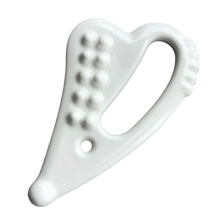 自己ケア スパ フェイスリフティング 心形マッサージ セラミック グア・シャ ツール グア・シャ 石 白い顔