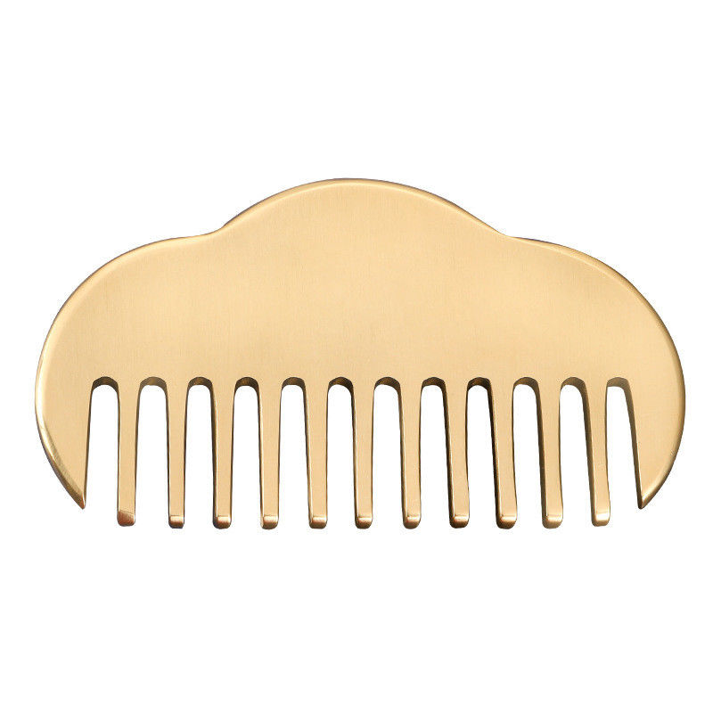 黄金 細歯 天然の銅 Gua Sha ボード スカルプ マッサージ カム Guasha 石頭 ヘッド マッサージ 髪 健康 ケア 美容 ツール ホーム