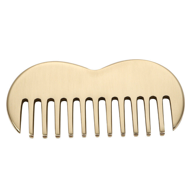 繊細な歯 天然の銅 Gua Sha ボード スカルプ マッサージ カム Guasha ストーン ヘッド マッサージ 髪 ヘルスケア サロン 美容ツール