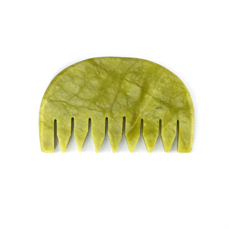 マッサージ スタイルの 理系 Xiuyan Jade Gua Sha 頭皮 Guasha ストーン ヘッド マッサージ器 ヘアヘルスケア サロン 美容器