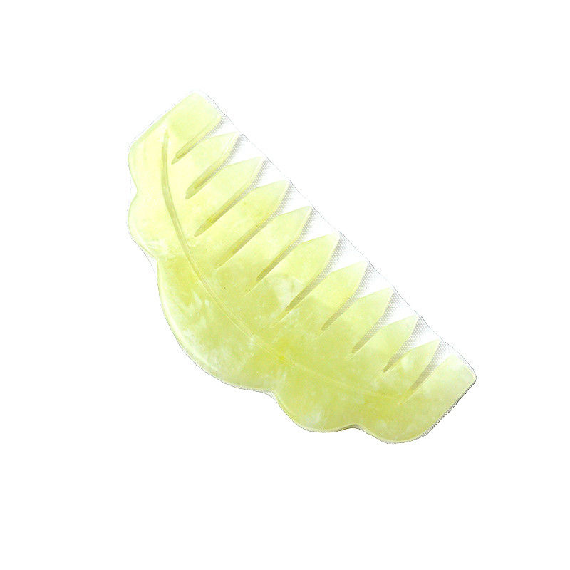 自然Xiuyan Jade Gua Sha スクラッピング マッサージ 髪型 治療 ツール