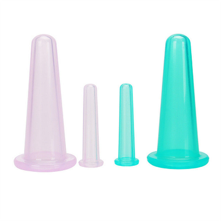顔 カップ 治療 セット 4 in 1 シリコン カップ 中国医学器具と環境に優しい